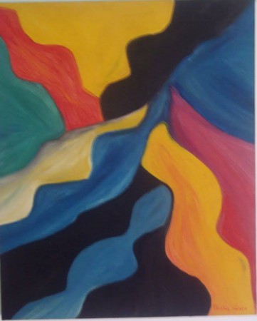 TINTA ÓLEO SOBRE TELA = 50X60 - CAMINHOS